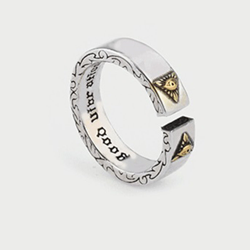 Damen Offener Ring mit kunstvollem Sonnenmotiv und edlen Akzenten Shop Nory