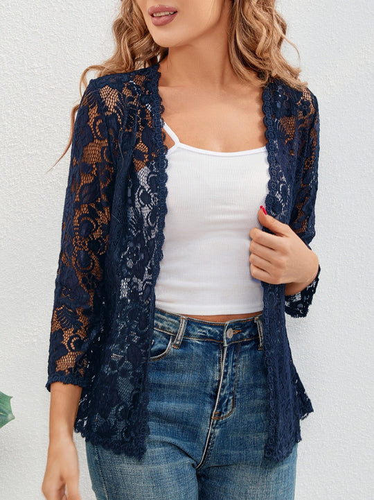 Eleganter Blazer mit Spitze
