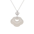 Damen Halskette mit kunstvollem Wolken-Anhänger und funkelnden Zirkonia Shop Nory