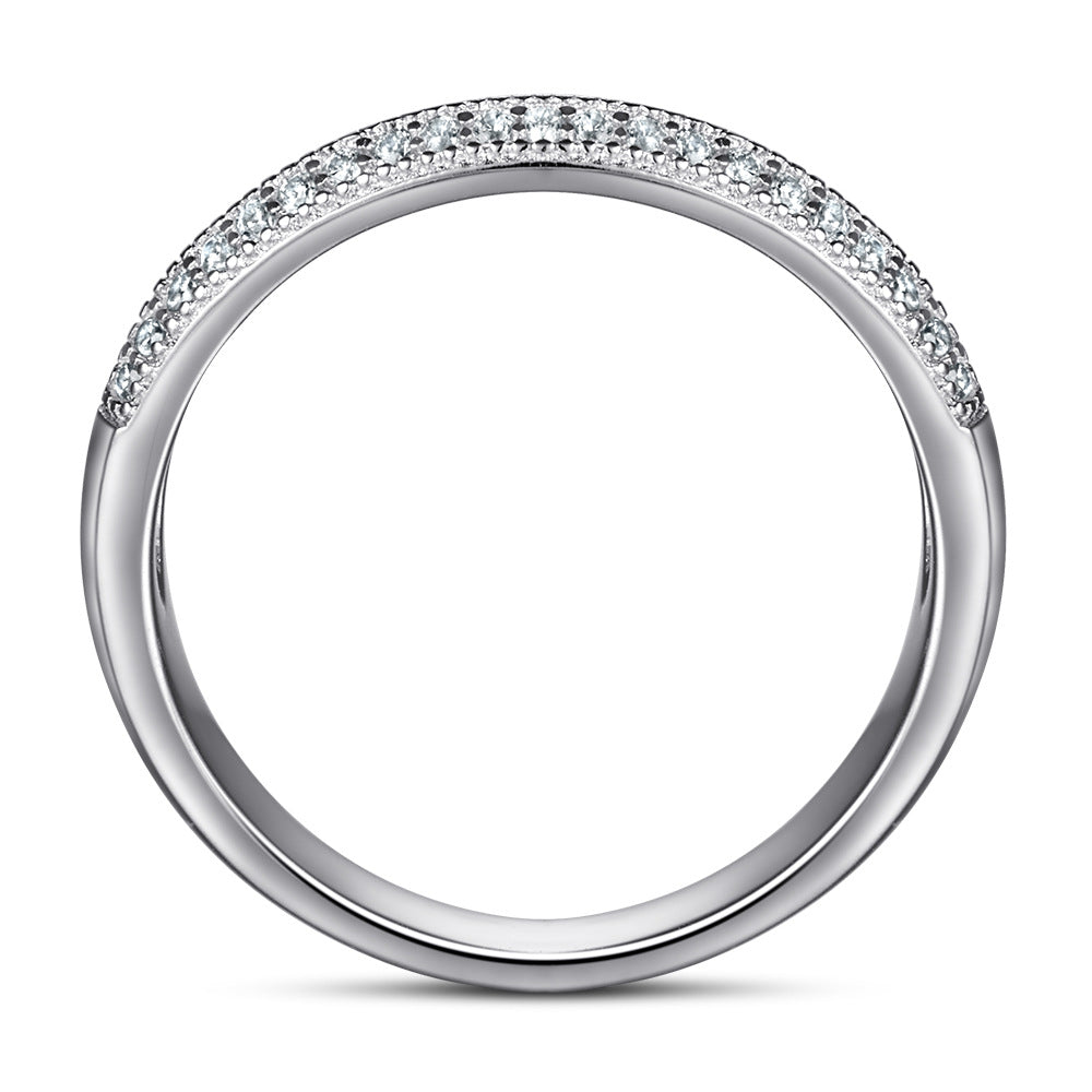 Damen Eleganter Ring mit funkelnden Zirkoniasteinen Shop Nory