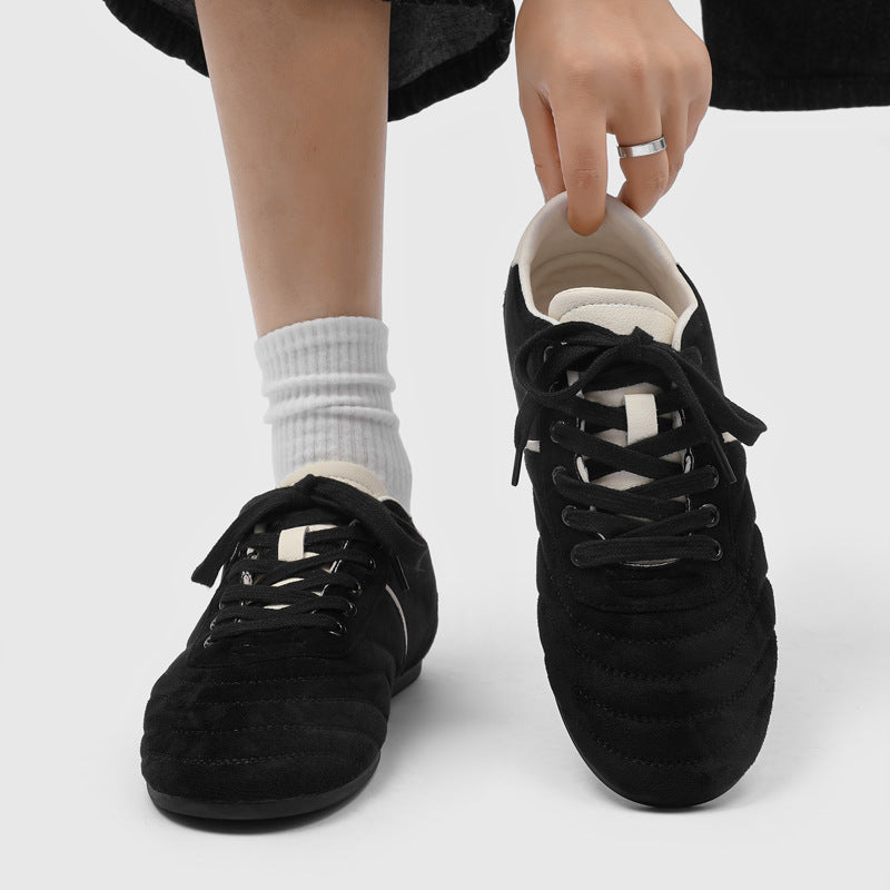 Damen Komfortable Lifestyle Sneakers aus Veloursleder