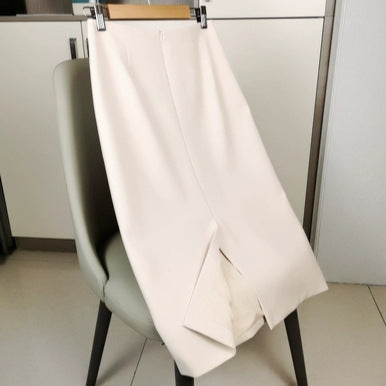 Damen Maxirock mit hohem Schlitz und figurbetontem Schnitt Shop Nory