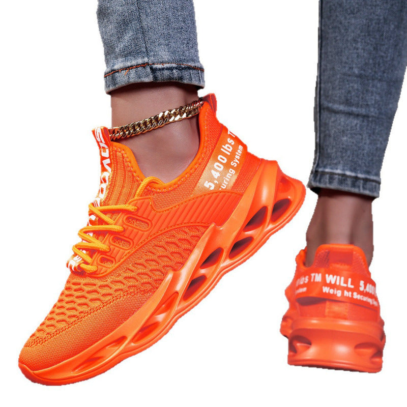 Damen Luftkissen-Sneaker mit transparenter Luftsohle und gestricktem Oberschuh Shop Nory