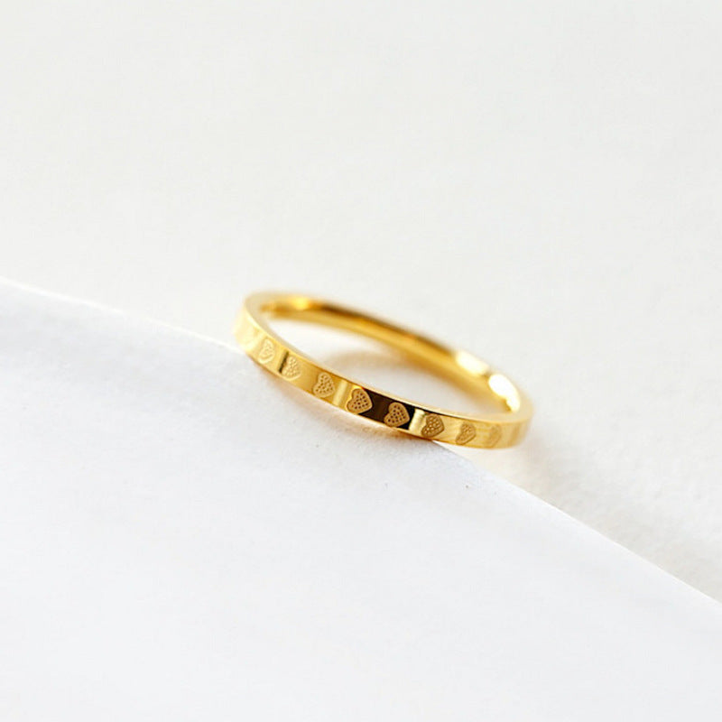 Damen Ring mit filigranem Herzdesign Shop Nory