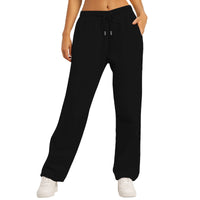 Schwarze Sweatpants mit Kordel