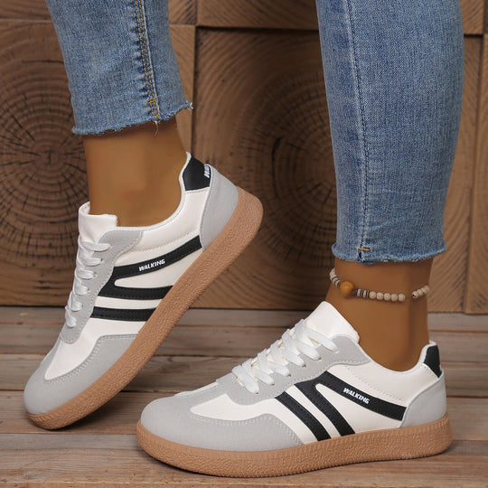Damen Sportliche Sneakers mit rutschfester Sohle und weichem Innenfutter