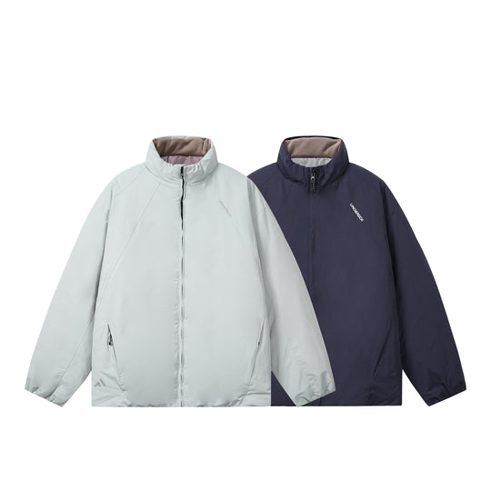Herren Kurz geschnittener winddichter Thermo‑Blouson mit fleecegefüttertem Stehkragen und verdecktem Reißverschluss Shop Nory