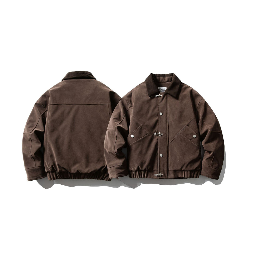 Herren Kurzblouson aus Canvas mit Knebelverschlüssen und elastischem Saum Shop Nory