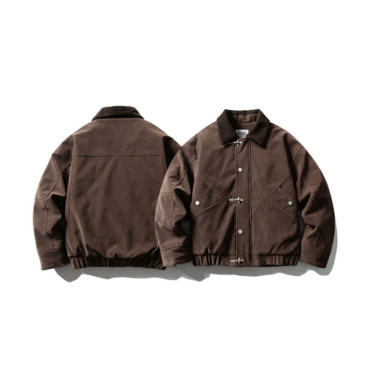 Herren Kurzblouson aus Canvas mit Knebelverschlüssen und elastischem Saum Shop Nory