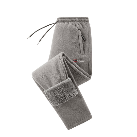 Damen Fleece-Jogginghose mit Teddy-Innenfutter und Reißverschlusstaschen Shop Nory