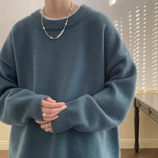 Unisex Oversized Kuschelpullover mit Rundhalsausschnitt Shop Nory