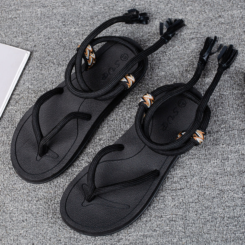 Damen multifunktionale Freizeitsandalen mit verstellbarem Riemensystem und rutschfester Sohle Shopnory