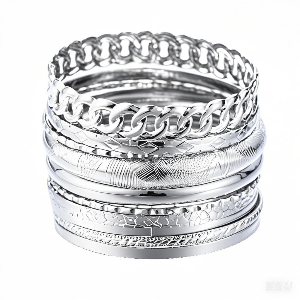 Damen Ring-Kombination im modernen und kunstvollen Design Shop Nory