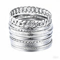 Damen Ring-Kombination im modernen und kunstvollen Design Shop Nory