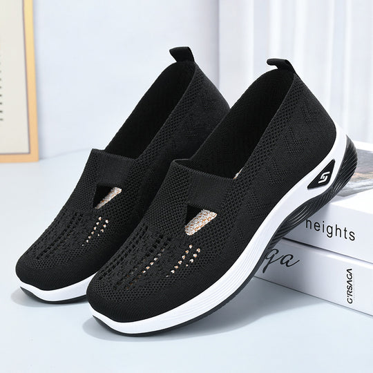 Damen nan leichte gestrickte Slipper mit orthopädischer Komfortsohle Shop Nory