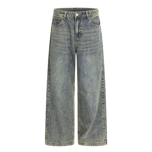 Damen Hochtaillierte Cropped-Denim‑Culotte mit weitem Bein und Used‑Finish Shop Nory