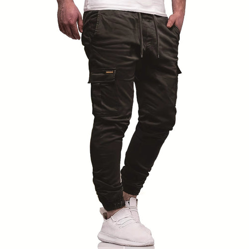 Herren Slim‑Tapered Utility‑Cargohose im Joggerstil mit Klapp- und Reißverschlusstaschen Shop Nory