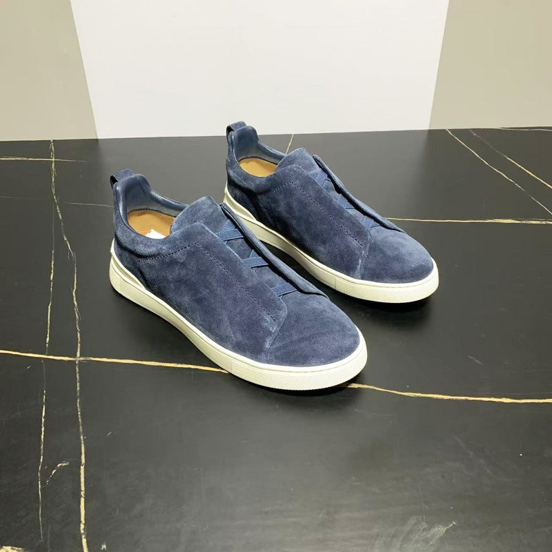 Damen Bequeme Velours-Laufschuhe