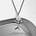 Damen Kette mit kreativem, lässigem Figurenanhänger Shop Nory