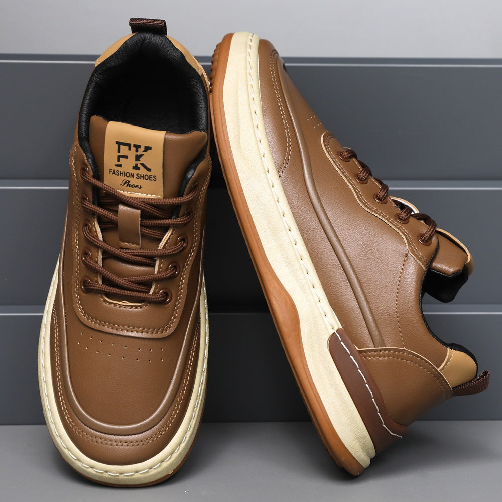 Herren Sportliche Leder Sneaker Shop Nory