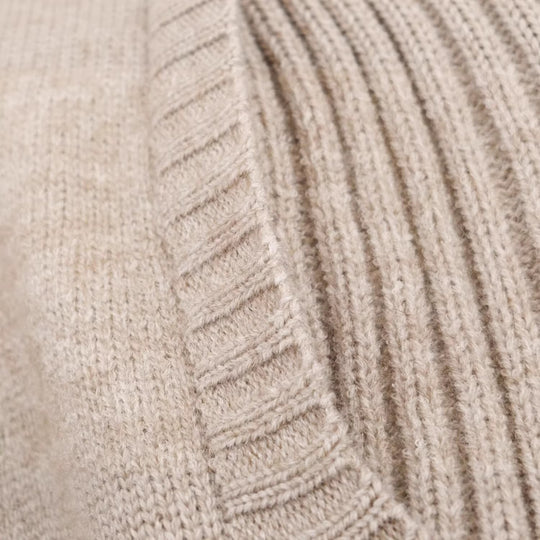 Damen Strickcardigan mit oversized Segelkragen und Zopfmuster-Details Shop Nory