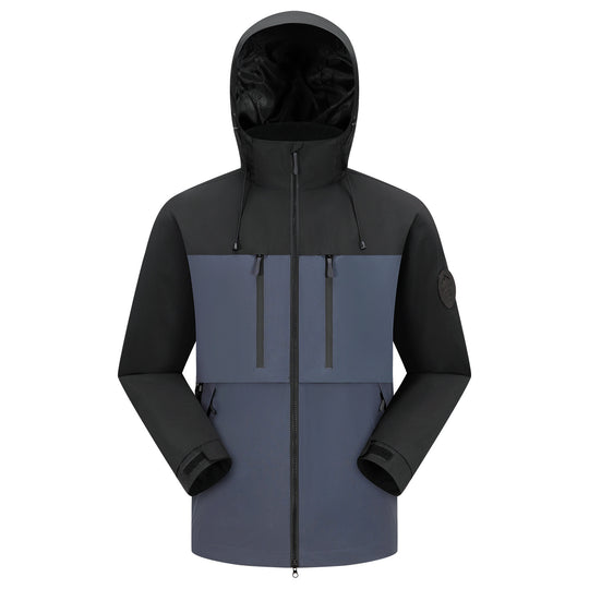 Herren Wasserdichte atmungsaktive Softshell Outdoorjacke mit verstellbarer Kapuze Shop Nory