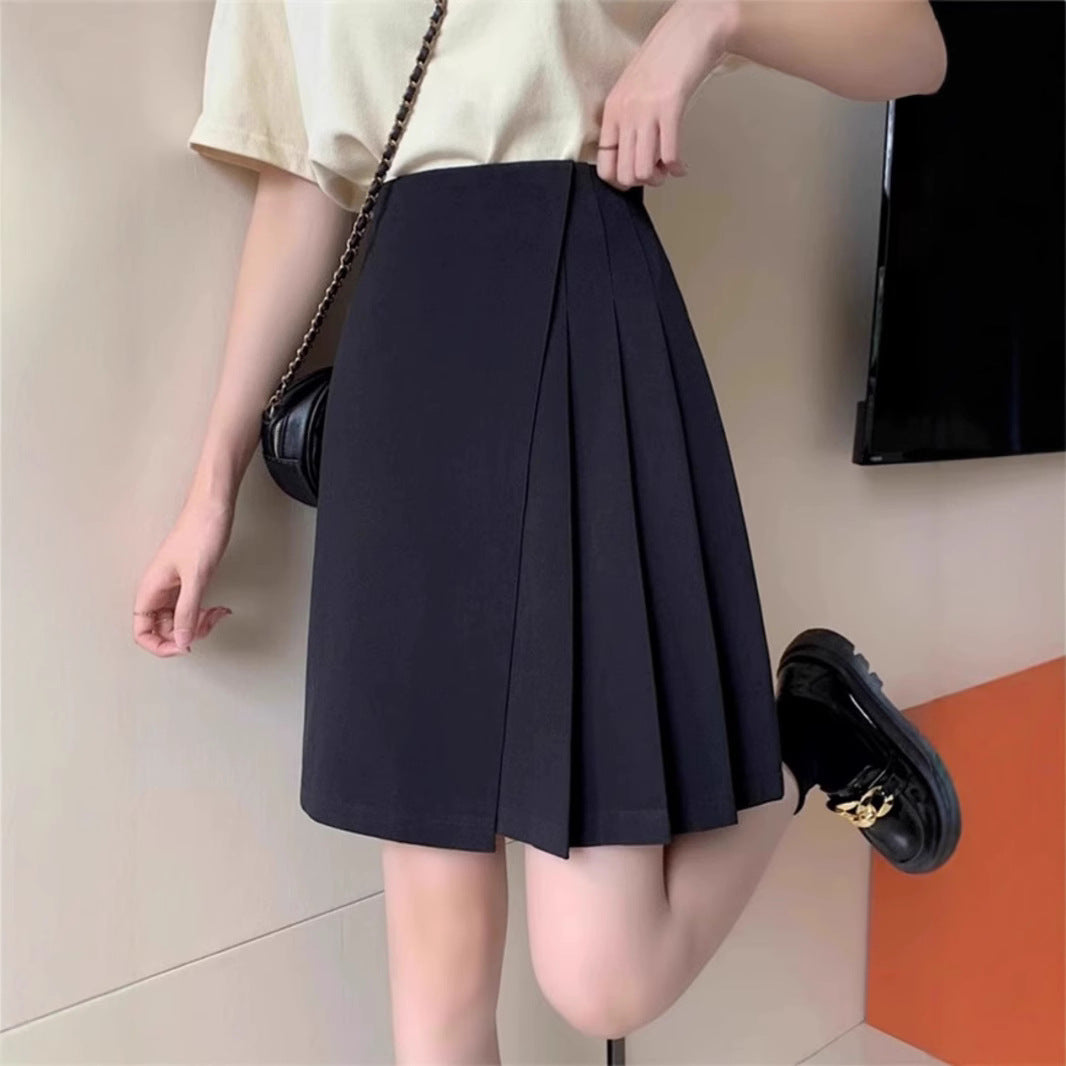 Damen Plissierter Minirock mit hoher Taille Shop Nory