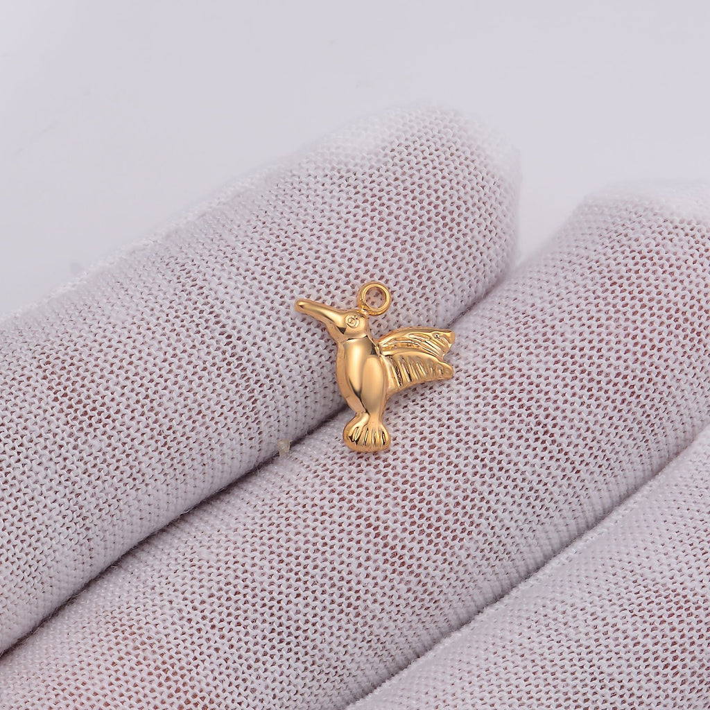Damen detailreicher Kolibri-Anhänger aus hochwertigem Metall Shop Nory