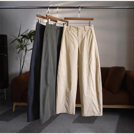 Damen Hoch taillierte Stoffhose Shop Nory