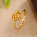 Damen Ring mit kunstvollem Blattdesign Shop Nory