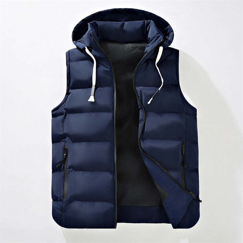 Herren Steppweste mit Kapuze, windabweisender Mikrofaserschale und leichter Thermoisolierung Shop Nory