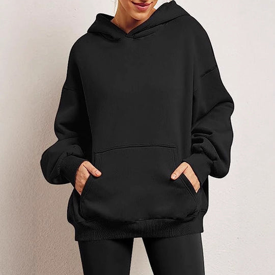 Damen bequemer Kapuzenpullover
