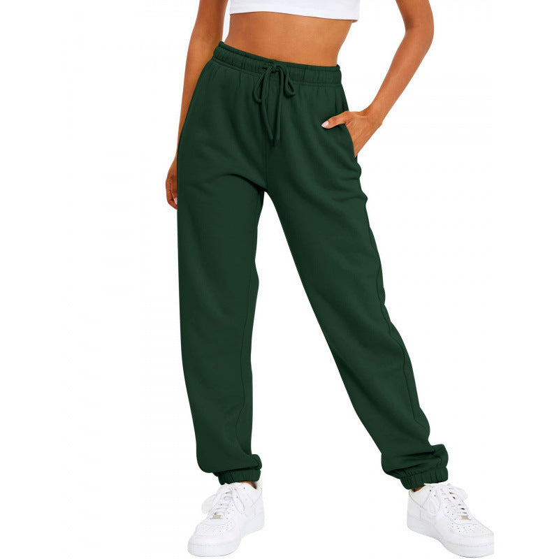 Damen nan locker sitzende Jogginghose mit hohem Komfortbund, verstellbarem Kordelzug und tiefen Seitentaschen Shop Nory