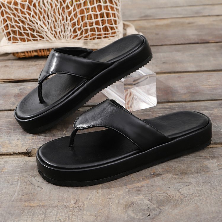 Damen komfortable Zehentrenner Sandalen