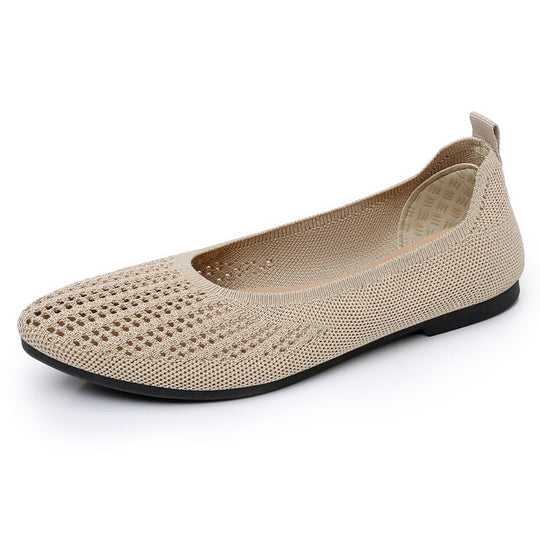 Damen Komfortable Ballerinas mit atmungsaktiver Netzstruktur und weichem Innenfutter