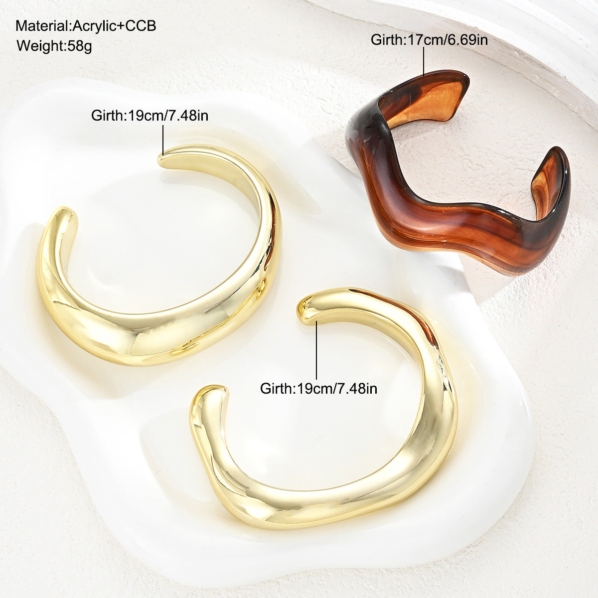 Damen Haarklammern Set mit elegantem Wellen- und geschwungenem Design Shop Nory