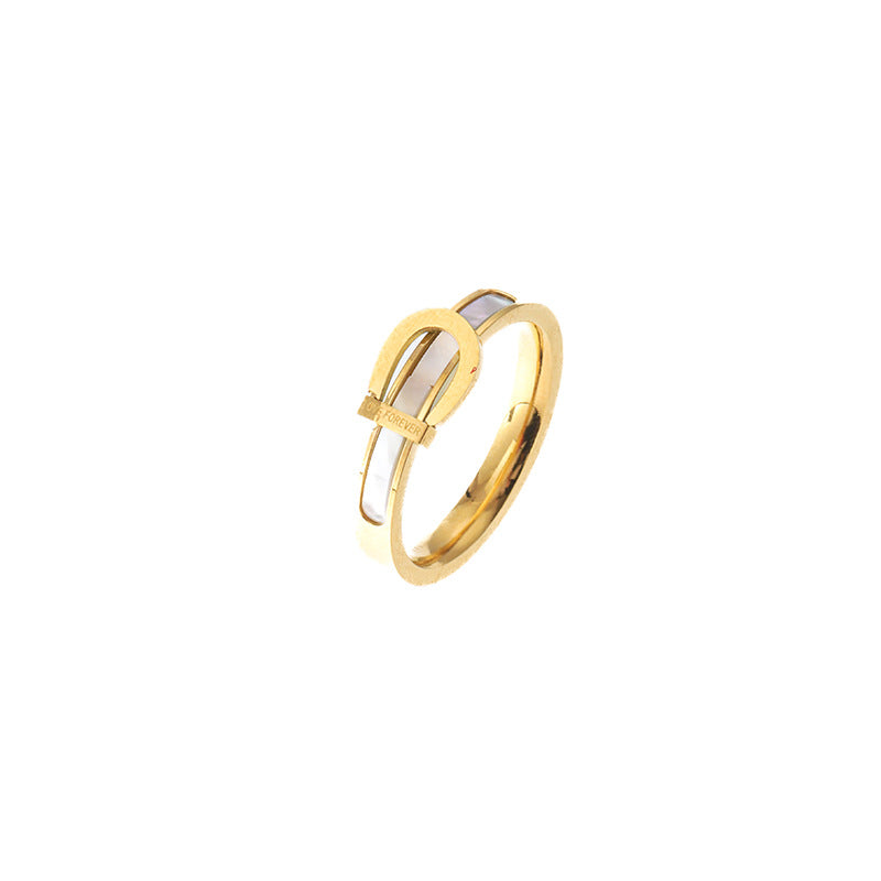 Damen moderner Minimalismus Ring mit elegantem Design Shop Nory