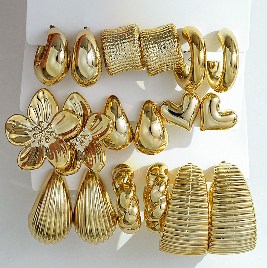 Damen Ohrringe Set mit einzigartigen floralen und modernen Designs Shop Nory