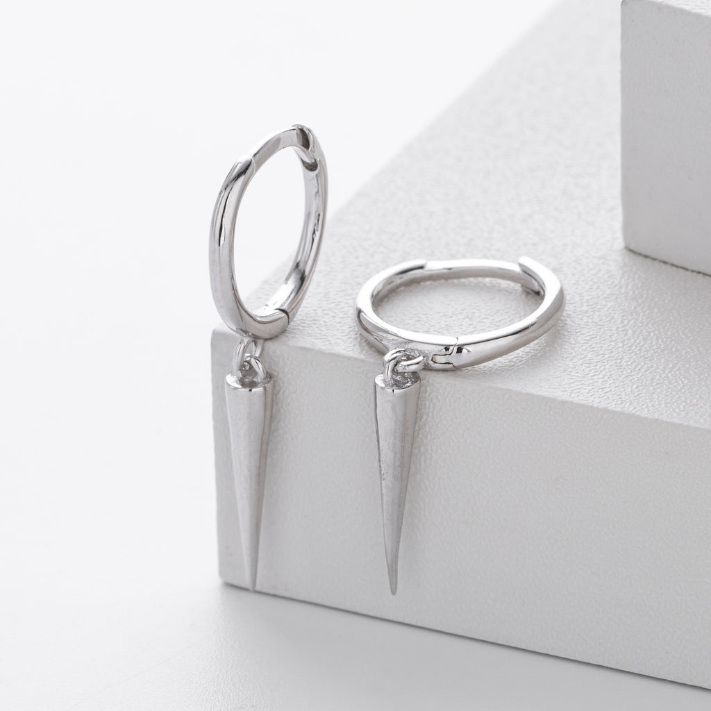 Damen Ohrringe mit elegantem und modernem Anhänger aus 925 Sterling Silber Shop Nory