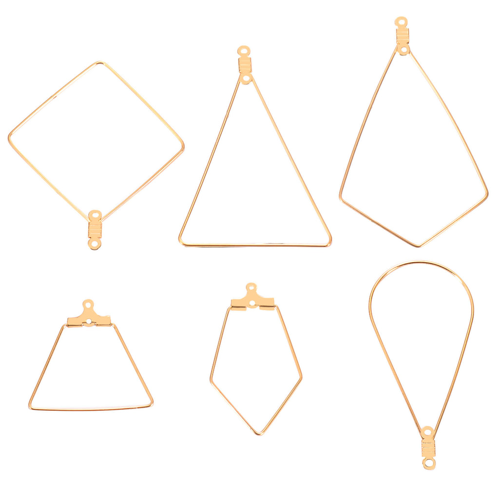 Damen geometrische Ohrringe aus leichtem Metall Shop Nory