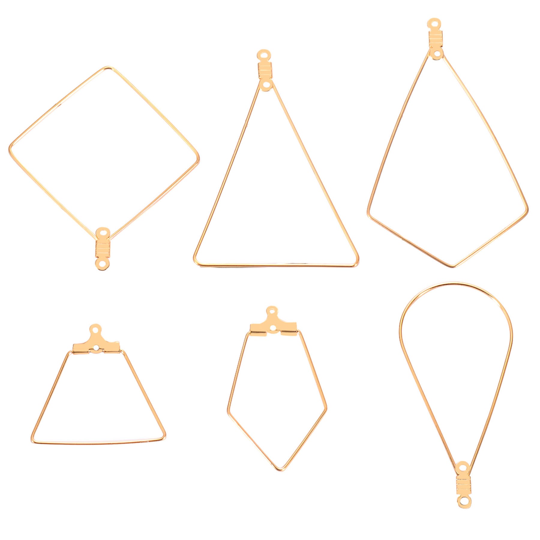 Damen geometrische Ohrringe aus leichtem Metall Shop Nory