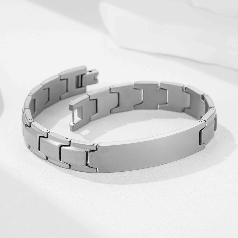 Herren Edelstahlarmband mit modernem, robuster Gliederstruktur Shop Nory