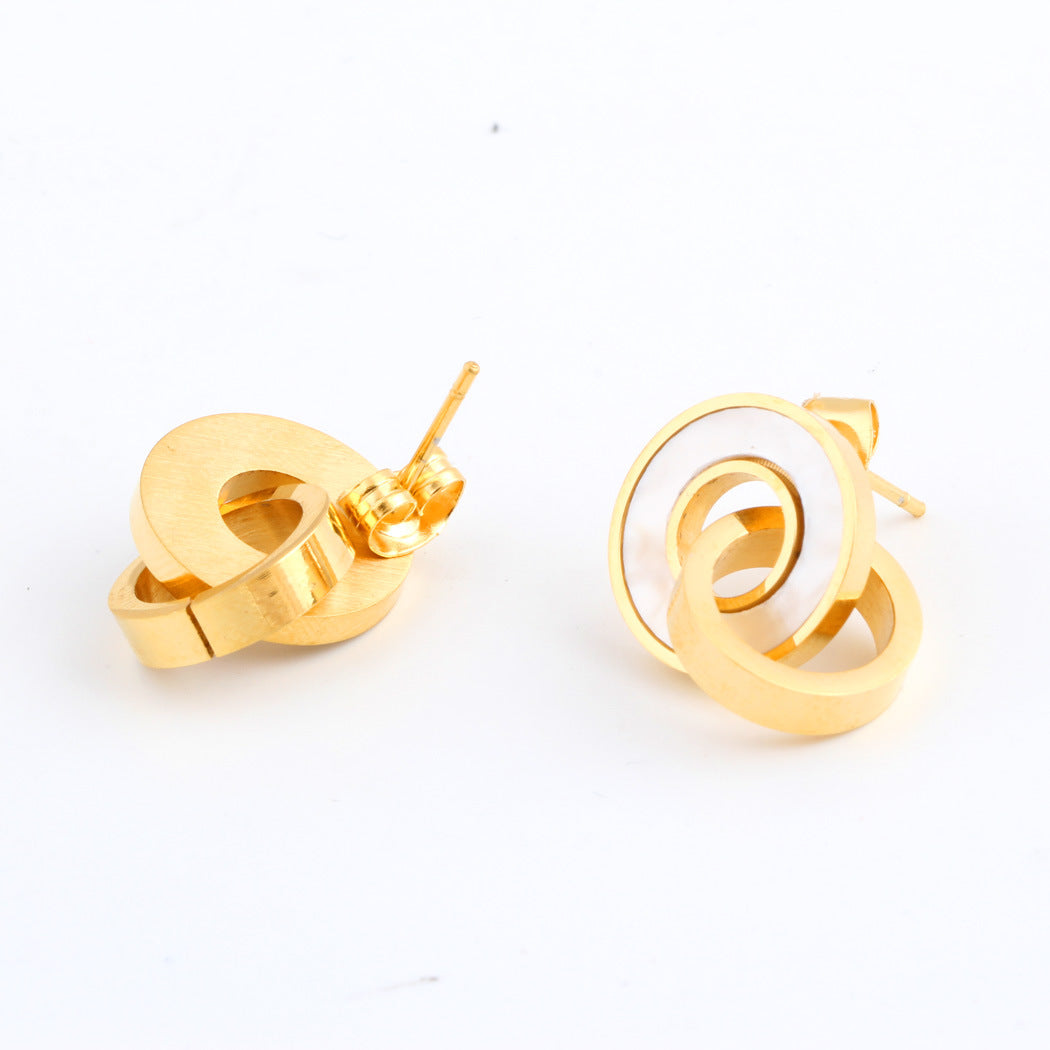 Damen Schmuckset mit elegante Kette und passenden Ohrringen Shop Nory