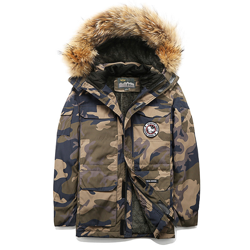 Herren Winterparka mit Kapuze und Kunstfellbesatz, isolierende Thermofütterung & Mehrfachtaschen Shop Nory