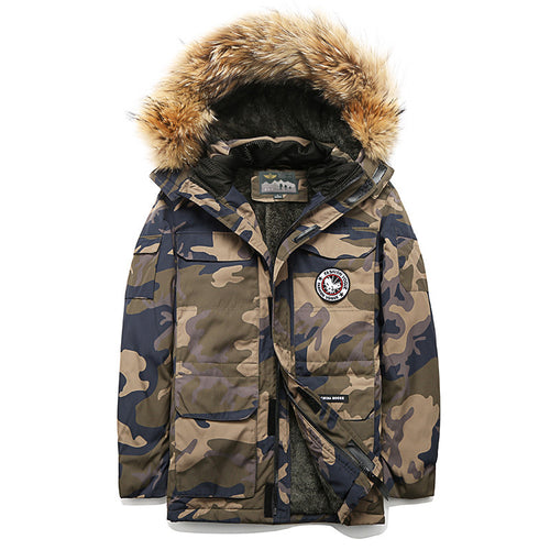 Herren Winterparka mit Kapuze und Kunstfellbesatz, isolierende Thermofütterung & Mehrfachtaschen Shop Nory