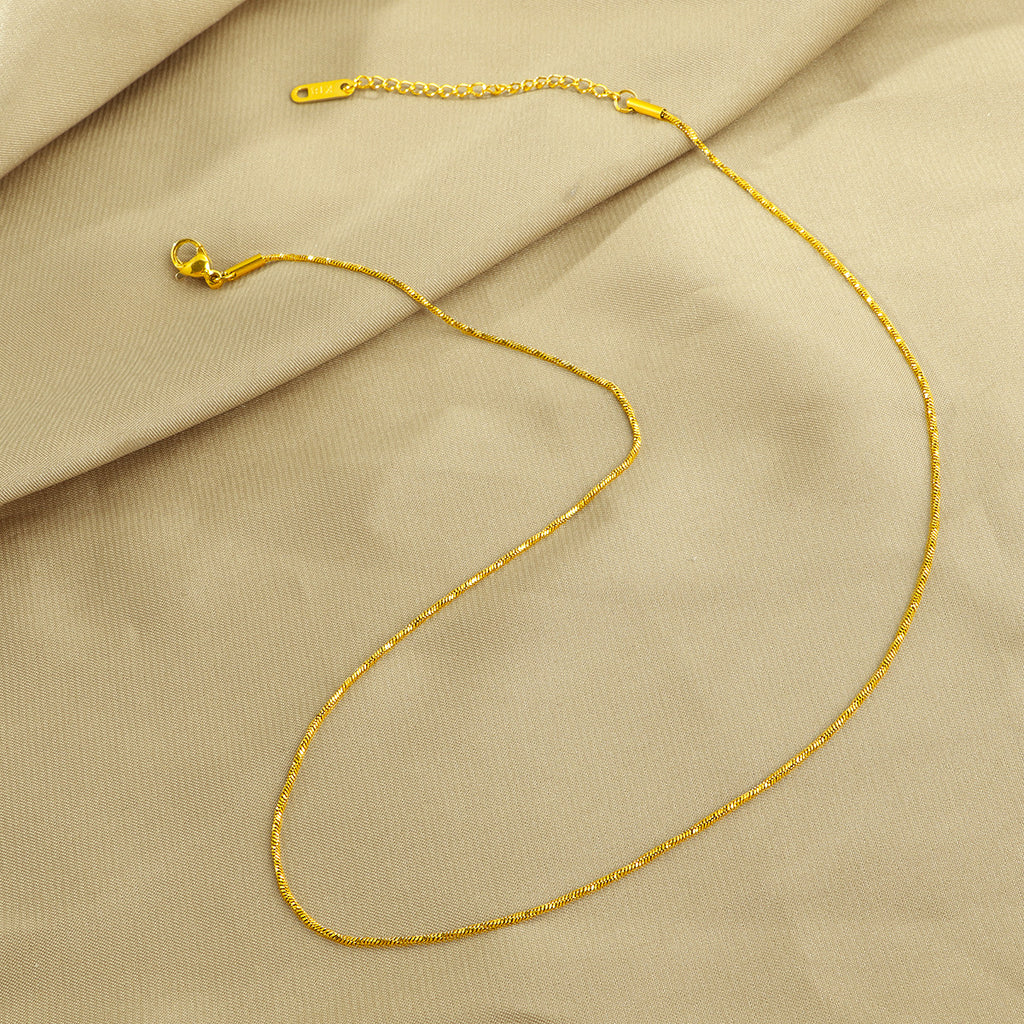 Frauen Luxuriöse Goldkette Halskette Shop Nory