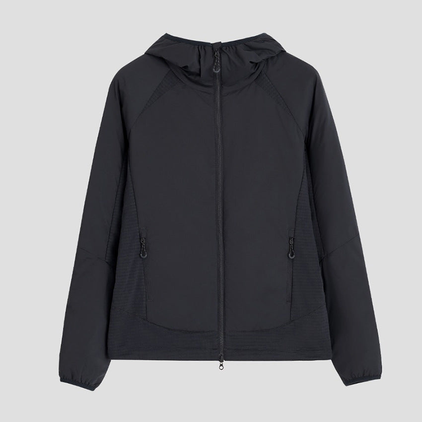 Damen Leichte Wind- und Thermojacke mit Kapuze, gesteppter Innenlage und Zweiwege-Reißverschluss Shop Nory