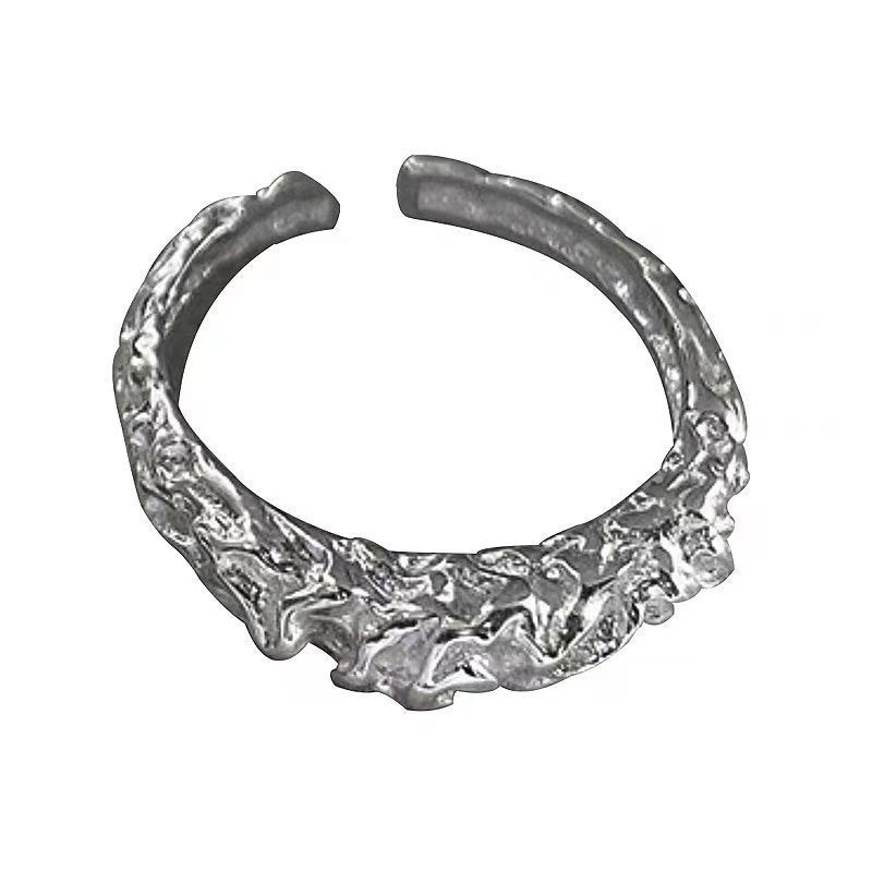 Damen moderner Ring mit strukturiertem Design Shop Nory