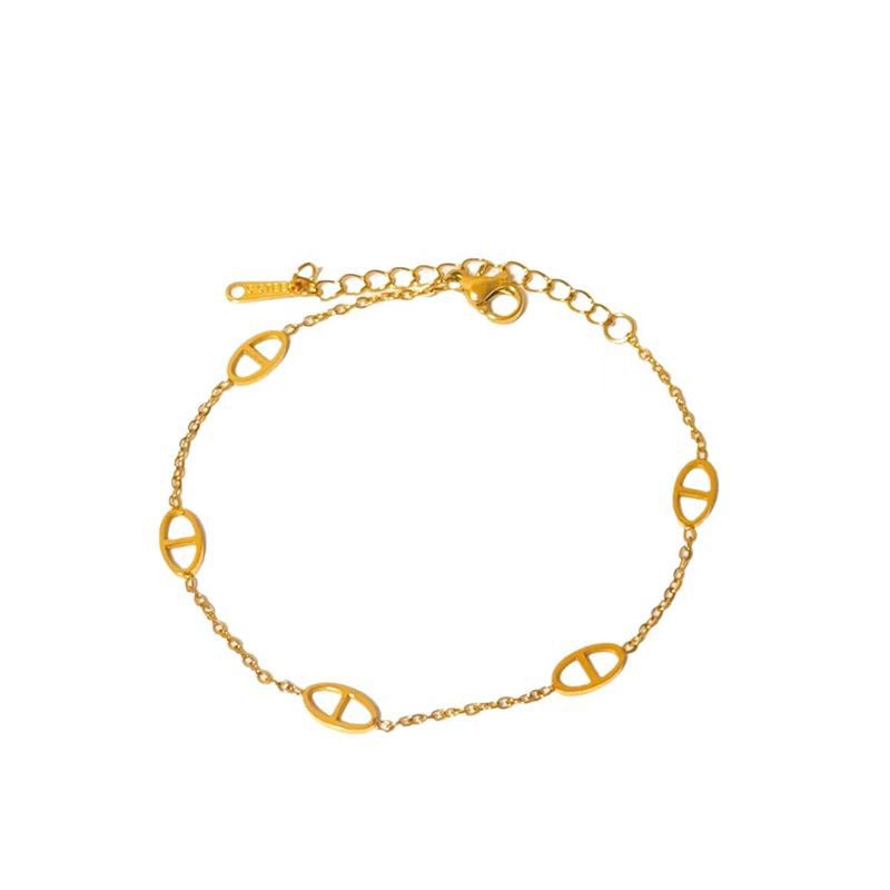 Damen Minimalistische Link-Armband Shop Nory