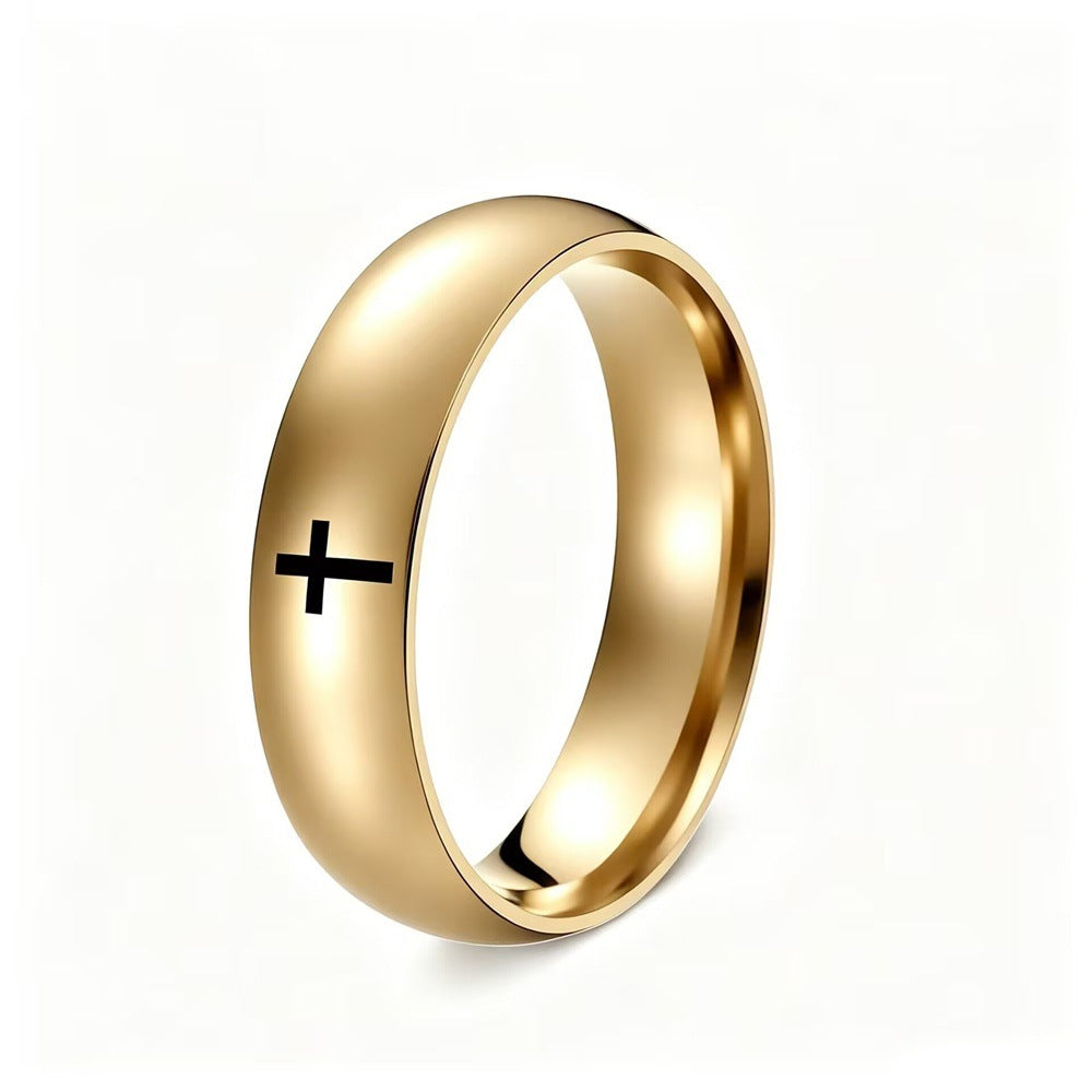 Herren Ring mit minimalistischer Plusgravur Shop Nory